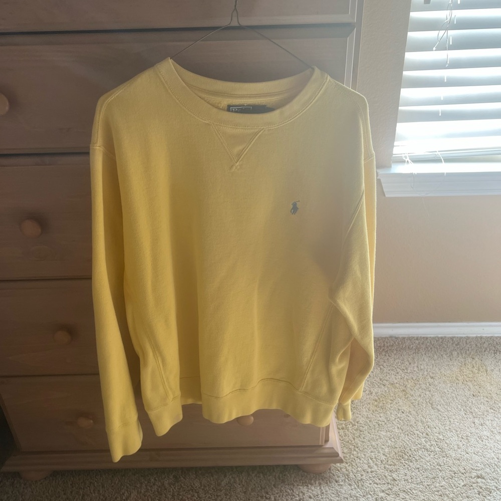 Polo by Ralph Lauren Yellow Crewneck Sweater
